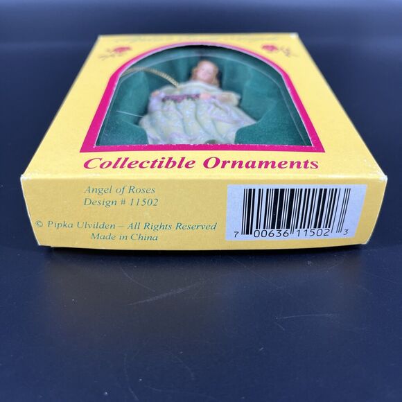 Angel Of Roses Pipka's Earth Angels Resin Ornament #11502 w/ Box - Picture 3 of 11